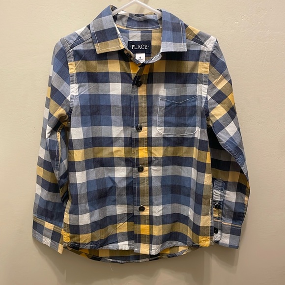 PLACE (Children’s Place) Size 4 Button Down - Picture 1 of 2
